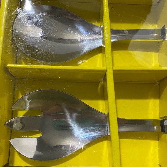 Mainstreet Collection Ceramic Fish Top Salad Tong Toss Set Colorful Cute NIB - Picture 3 of 4